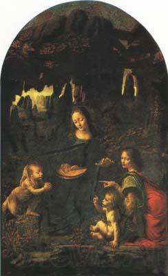 Leonardo  Da Vinci Virgin of the Rocks (mk10) Spain oil painting art